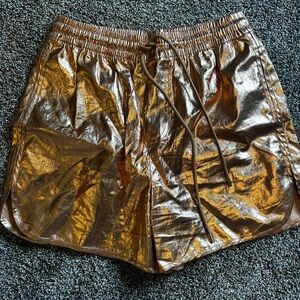 A.L.C. Metallic shorts size XS